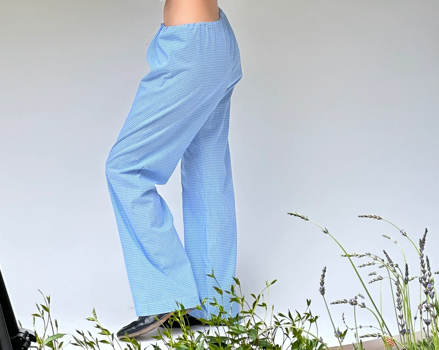 The Gerard Pant - Blue Gingham