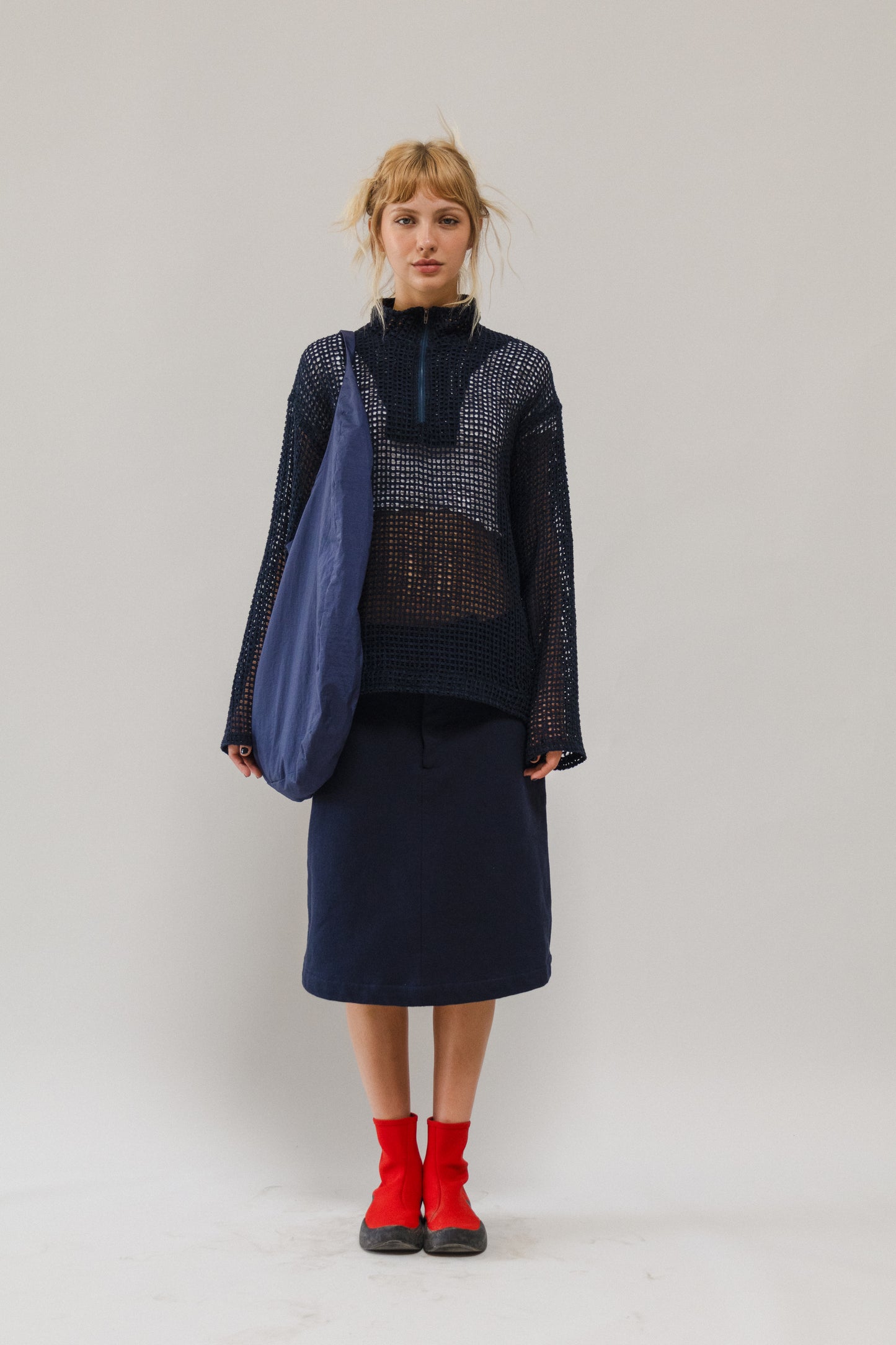 The Glutton Tote - Navy
