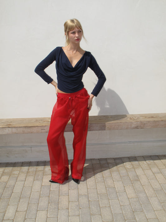 The Visitor Top - Navy