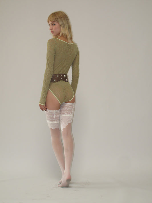The Devotion Bodysuit - Moss