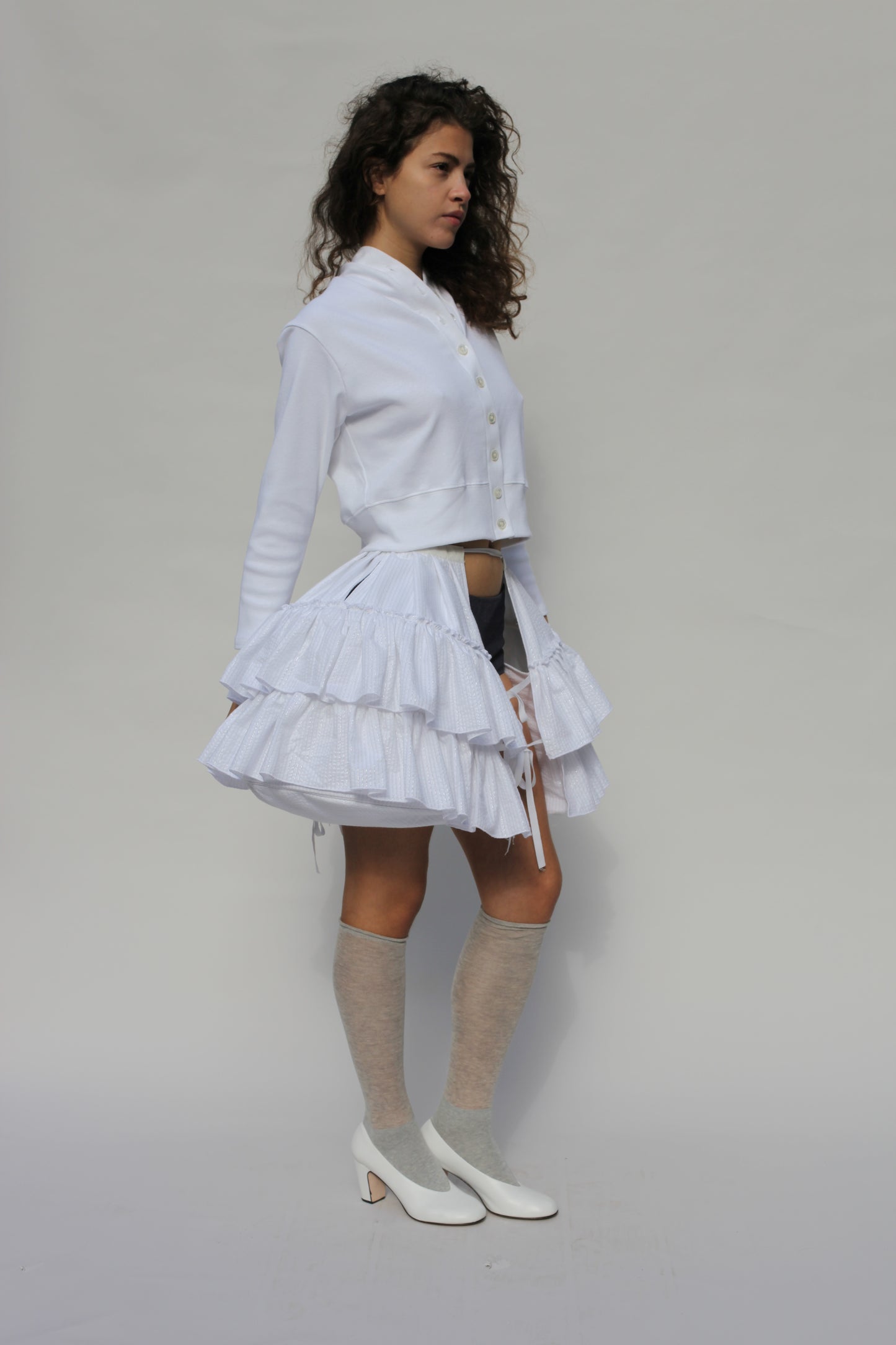The Bubble Skirt - White