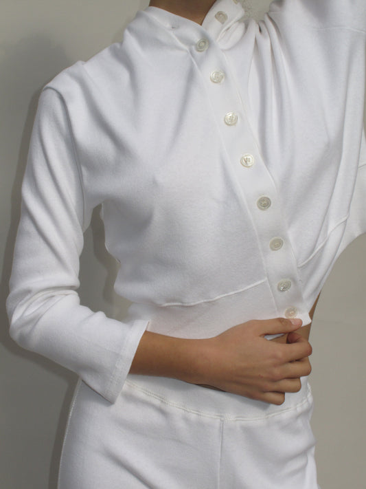 The Candy Cardigan - White
