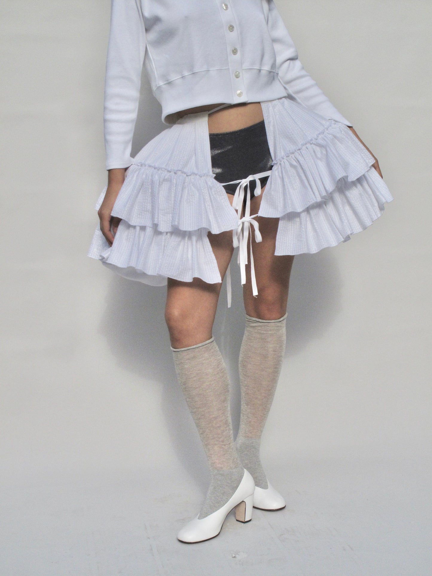 The Bubble Skirt - White