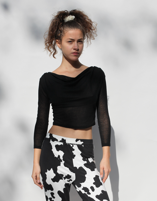 The Visitor Top - Black