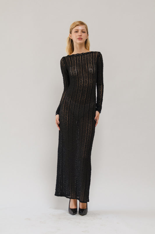 The Rose Dress - Black